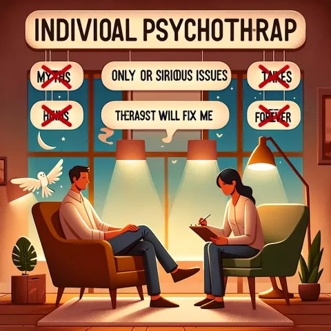 Psychoterapia indywidualna: Mity i fakty